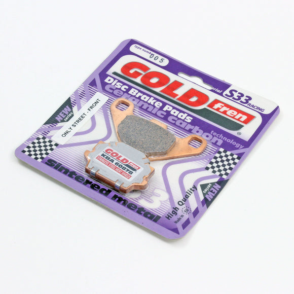 GoldFren Brake Pad S33 Ceramic Carbon for 1989 Cagiva WMX250-Rear