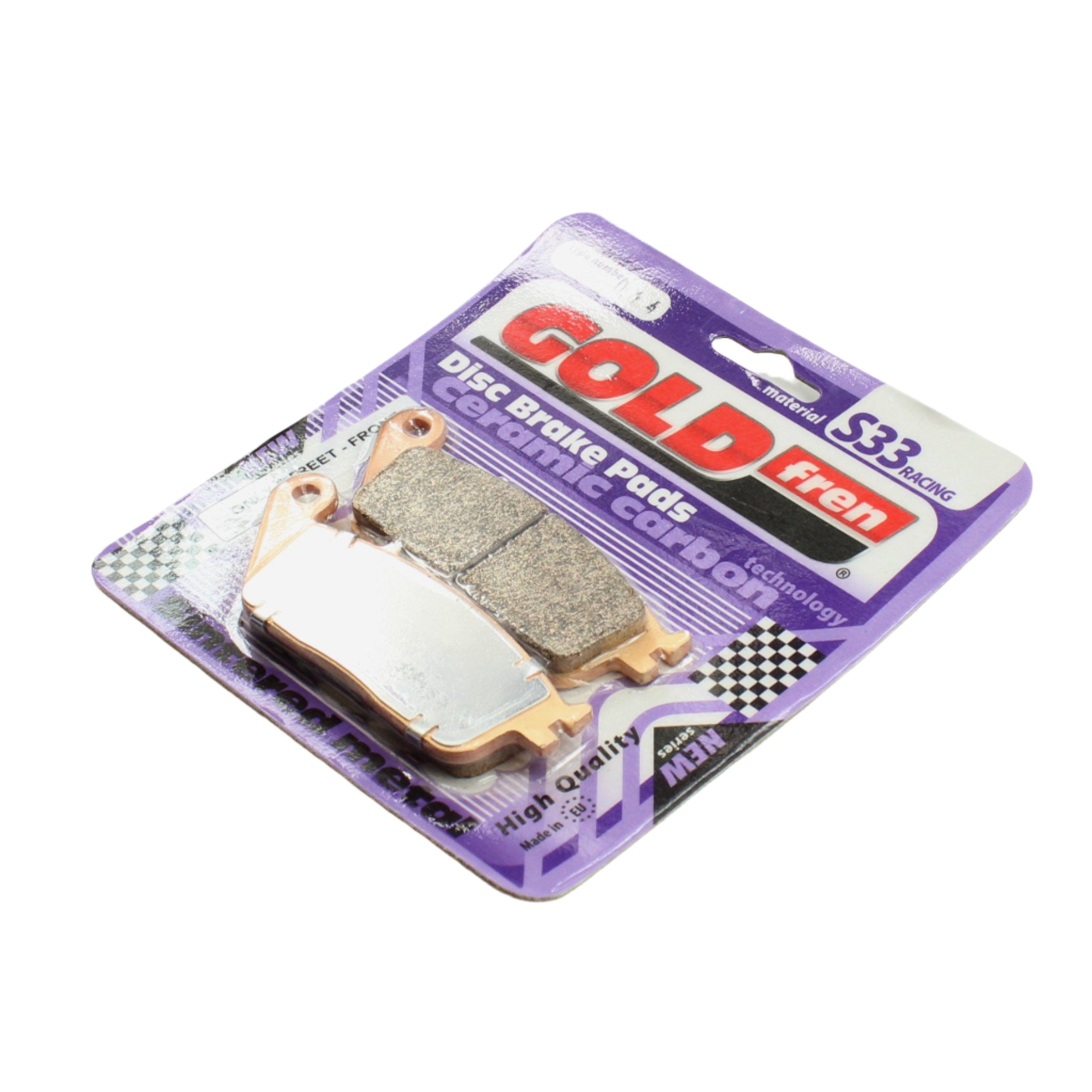 Goldfren S33 Ceramic Carbon Brake Pads for 2014 Honda Shadow Aero 750:VT750CSE ABS- Front