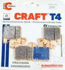 T4-200 Ceramic Brake Pads for Select Kawasaki & Suzuki Models FA369/4HH-1