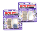 GoldFren Brake Pad Set S33 Ceramic Carbon for 2014-2017 Indian Chief:Classic-Front-1