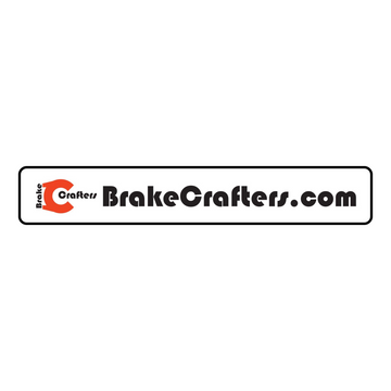 BrakeCrafters Sticker - 4.5" x 1"