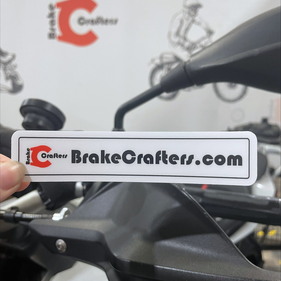 BrakeCrafters Sticker - 4.5" x 1"