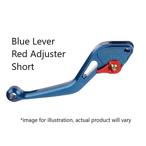 Motorcycle Brake Lever Synto Blue Red