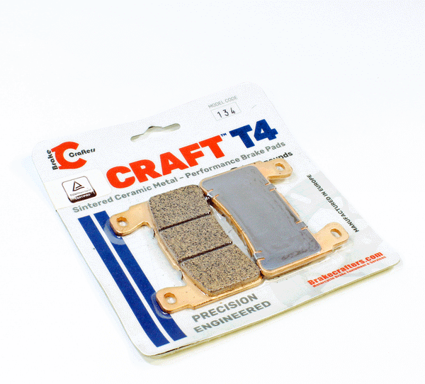 Brake Pads by Craft T4 for 2011 Honda CB1000R-Front