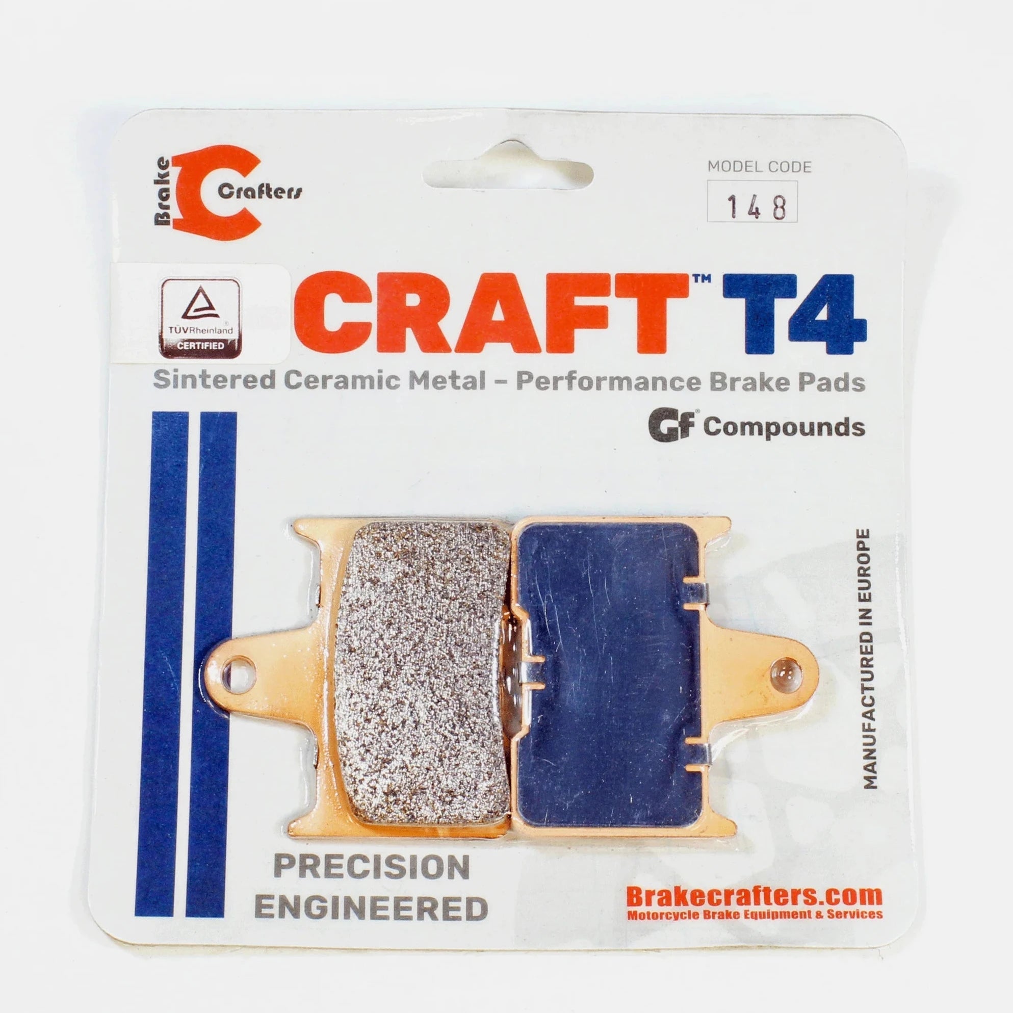 T4-148 Brake Pads by Craft T4 - 1 Pair