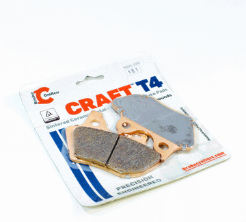 Brake Pads by Craft T4 for Harley-Davidson-Front & Rear