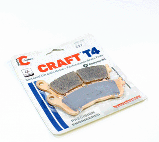 Brake Pads by Craft T4 for 2012 Honda CB1000R-Front