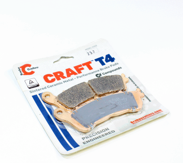 Brake Pads by Craft T4 for 1983 Honda CB1000C-Front
