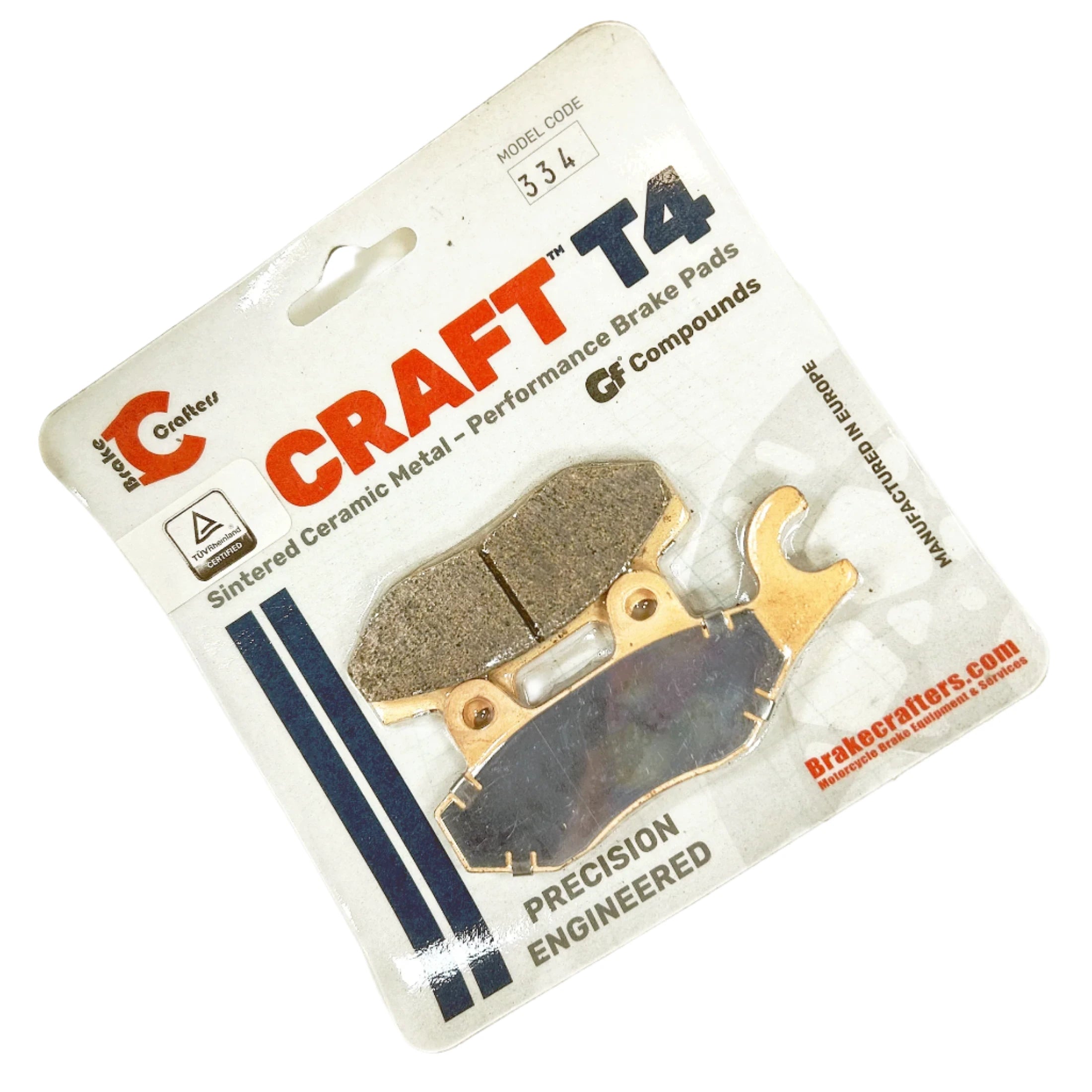 T4-334 Brake Pads by Craft T4 - 1 Pair - 0