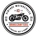 BrakeCrafters "Vintage Motorcycles" Sticker - 3" x 3"-1