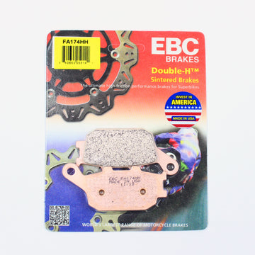 EBC Brake Pads Sintered for 2017-2022 Kawasaki Z900:ZR900 ABS-Rear - 0