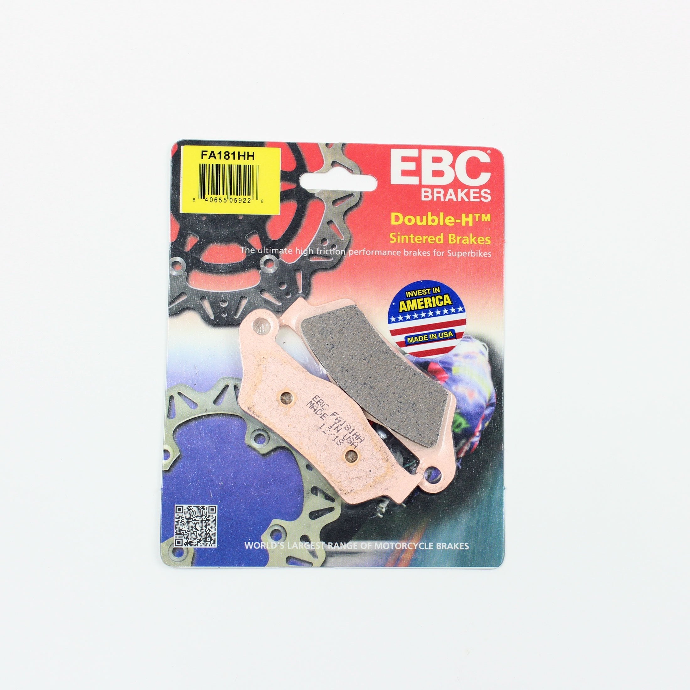 EBC Brake Pads Sintered for 2018-2022 Triumph Bonneville Bobber Black- Front Twin Disc