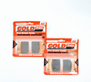 Brake Pad Set Ceramic for 1986-87 Suzuki GSXR 750-Euro GoldFren AD -016 2 Pr Frt-1