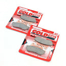 Brake Pad Set Ceramic Goldfren AD-049 for both Front Calipers 2 Pair EBC FA69/2-1