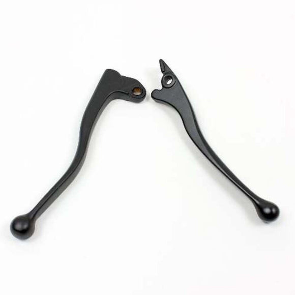 Brake & Clutch Levers Set for select Honda models - Black Lightweight Aluminum