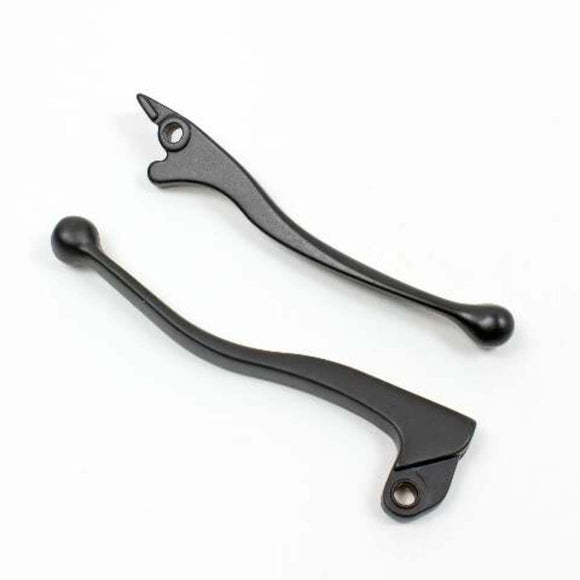 Brake & Clutch Levers Set for select Honda models - Black Lightweight Aluminum
