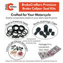 Brake Caliper Seal Kit for Suzuki Front 1973-1977 GL Tokiko Calipers Only-7