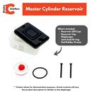 Brake Master Cylinder Rebuild kit for select Honda models Front with Reservoir-5