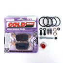 Brake Caliper Seal Kit with Sintered Pads and Caliper Pins-1