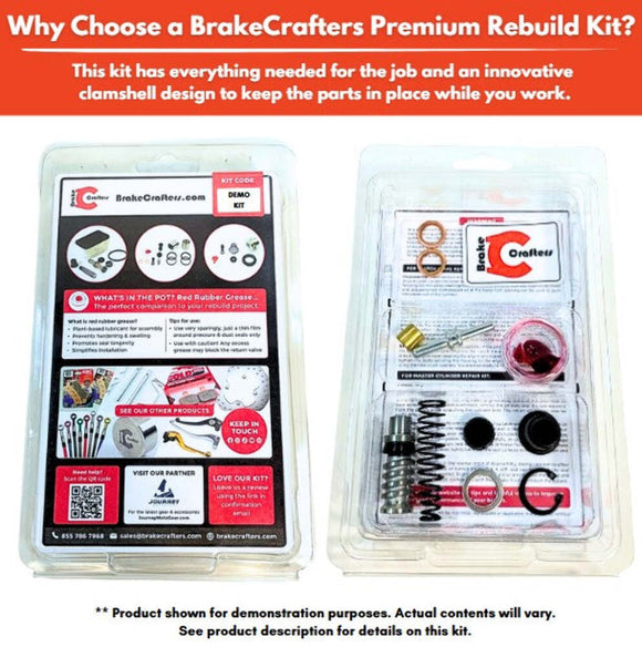 Brake Master Cylinder Repair kit for select Honda model 2nd Master 43520-MAJ-G41