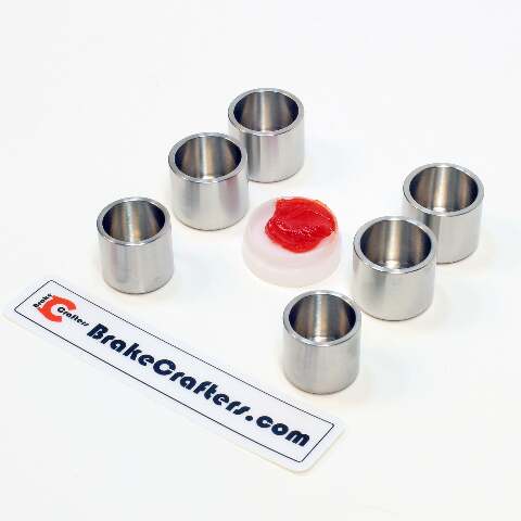Brake Caliper Stainless Pistons Set Frt/Rear for select Kawasaki models