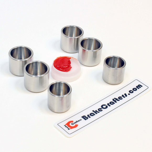 Brake Caliper Stainless Pistons Set Frt/Rear for select Kawasaki models