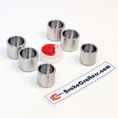 Brake Caliper Stainless Pistons Set Frt/Rear for select Kawasaki models