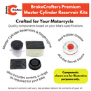 BrakeCrafters Master Cylinder Reservoir Kit for Select Yamaha Models - Front-2