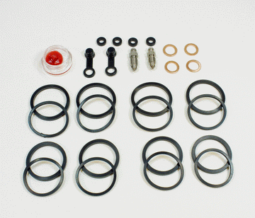 Brake Caliper Rebuild Kit for select Honda models Front 2 Calipers