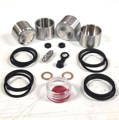 Brake Caliper Seal And Stainless Piston Kit for select Honda & Kawasaki Front