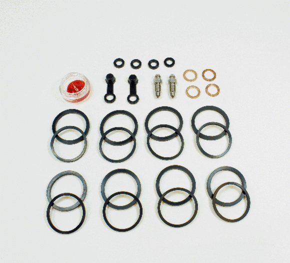 Brake Caliper Rebuild Kit for select Kawasaki models Front 2 Calipers