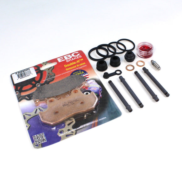 Brake Caliper Seal Kit with Sintered Pads and Caliper Pins