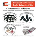 Brake Caliper Rebuild Kit for select Honda motorcycles Rear-3