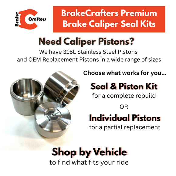 Brake Caliper Rebuild Kit for select Honda motorcycles Rear