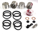 Brake Caliper Seal and Stainless Steel Piston Kit for Select Honda Models Front-1