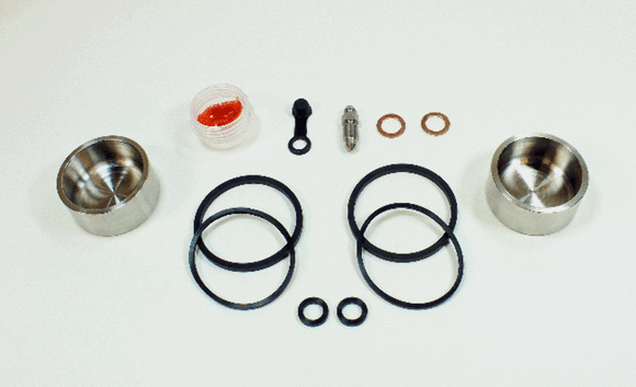 Brake Caliper Seal Kit with SS Piston for 1985-92 Yamaha Vmax 1200:VMX1200-Front