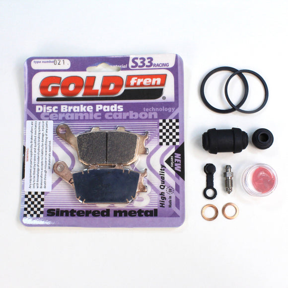 Brake Caliper Seal Kit and Brake Pads - One Caliper