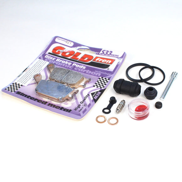 Brake Caliper Seal Kit with Sintered Pads and Caliper Pins