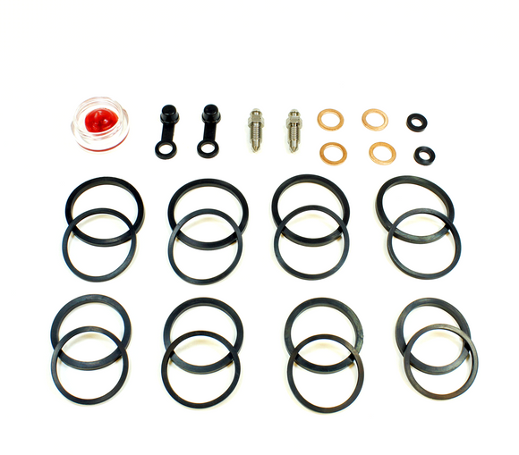 Brake Caliper Seal & Stainless Steel Piston Kit for select Suzuki GSXR600/750/1000