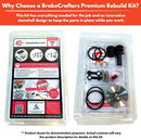 Brake Caliper Seal & Piston Kit for Nissin calipers fits select Honda & Triumph models-3