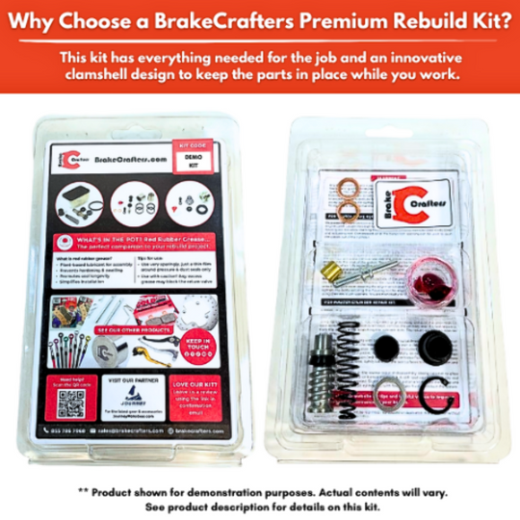 Brake Master Cylinder Rebuild kit for select Kawasaki models Rear