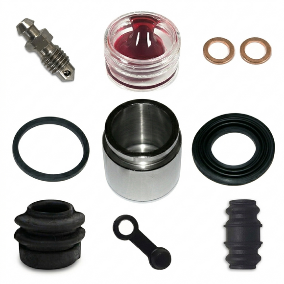 Brake Caliper Seal & Stainless Steel Piston Kit for Select Yamaha Models
