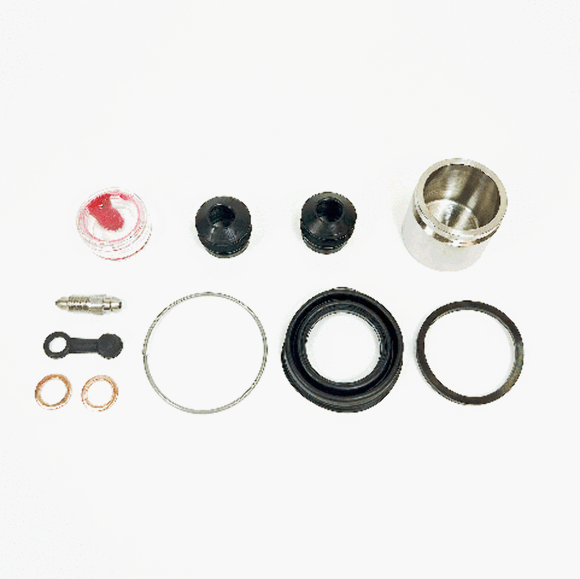 Brake Caliper Seal & Stainless Steel Piston Kit for Select Honda Models Rear