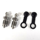 Stainless Steel Bleed Nipples 3/8 inch with Caps - Set of two - HD OEM 44048-83-3