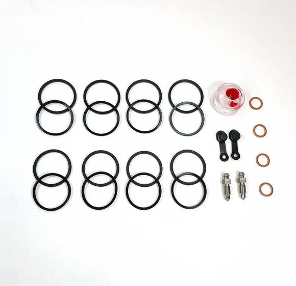 Brake Caliper Rebuild Kit for select Kawasaki Ninja models Front 2 Calipers