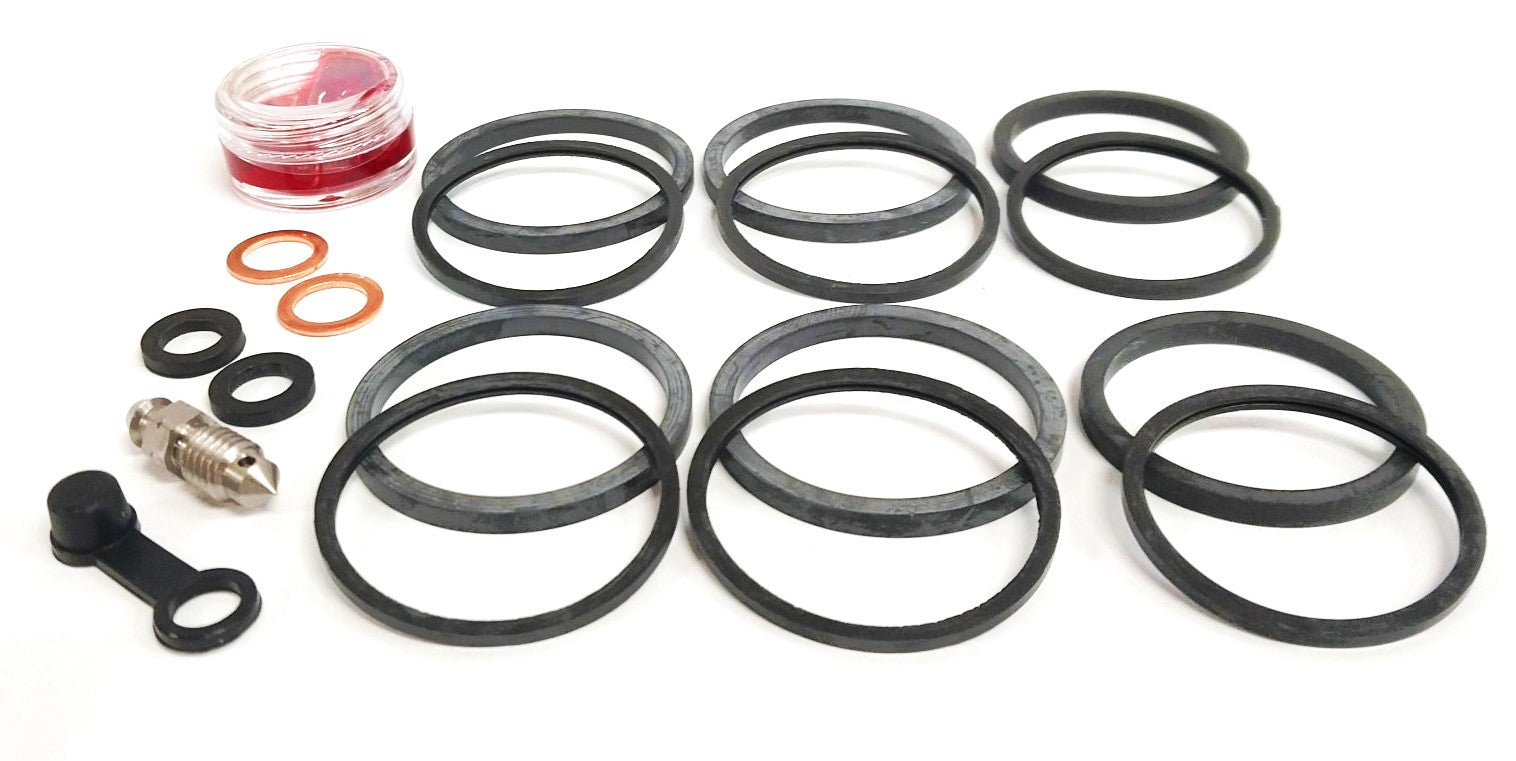 Front Brake Caliper Seal Rebuild Kit For Yamaha RD350 LC 1980 - 4L0 Model Rubber Seal Repair Set