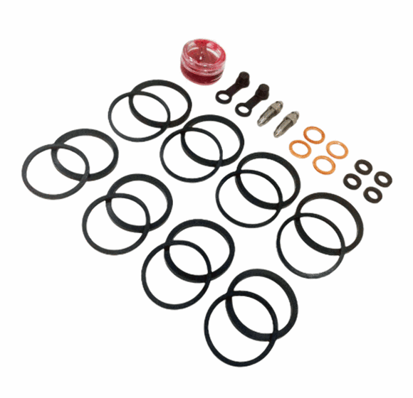 Brake Caliper Rebuild Kit for select Kawasaki ZZR1200 models Front 2 Calipers