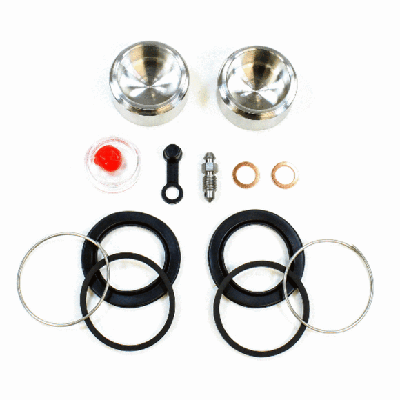 Brake Caliper Rebuild Seal+Stainless Piston Kit for select Honda models Rear