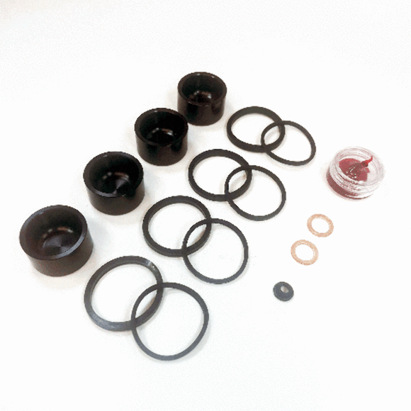 Brake Caliper Seal+OEM Piston Kit for Harley Davidson FLT 2008 & Up Front