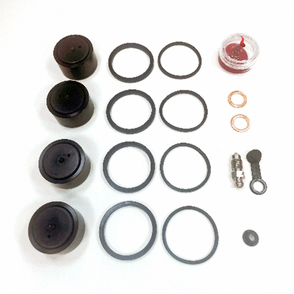 Brake Caliper Seal+OEM Piston Kit for Harley Davidson FLT 2008 & Up Rear